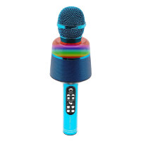 Орбита OT-ERM10 Синий RGB микрофон (Bluetooth, динамики, USB)