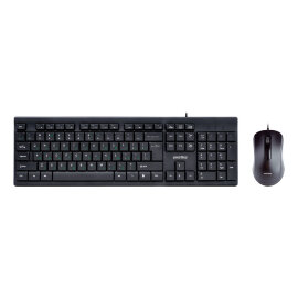 Проводной комплект клавиатура+мышь Smartbuy ONE 114282 черный (SBC-114282-K) /20 - 