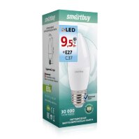 Светодиодная (LED) Лампа Smartbuy-C37-9,5W/4000 (SBL-C37-9_5-40K-E27)