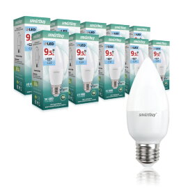 Светодиодная (LED) Лампа Smartbuy-C37-9,5W/4000 (SBL-C37-9_5-40K-E27) - 
