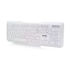 Клавиатура проводная с подсветкой Smartbuy ONE 333 USB белая (SBK-333U-W)/20 - 