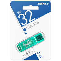 USB накопитель Smartbuy 32GB Glossy series Green (SB32GBGS-G)