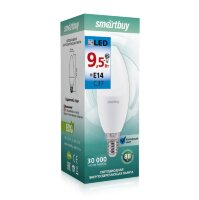 Светодиодная (LED) Лампа Smartbuy-C37-9,5W/6000 (SBL-C37-9_5-60K-E14)