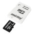 micro SDHC карта памяти Smartbuy 32GB Class10 PRO U3 R/W:95/60 MB/s (с адаптером SD) - 