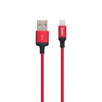 HOCO X14 Красный кабель USB 2A (iOS Lighting) 1м