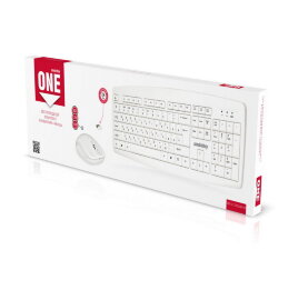 Комплект клавиатура+мышь Smartbuy ONE 212332AG белый (SBC-212332AG-W) /10 - 