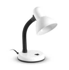 Настольный светильник Smartbuy Е27 белый (SBL-DeskL-White) - 