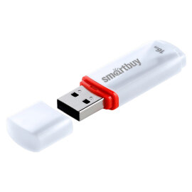 USB накопитель Smartbuy 16GB Crown White (SB16GBCRW-W) - 