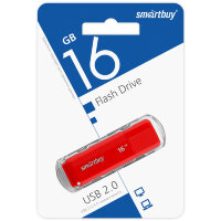 USB накопитель Smartbuy 16GB Dock Red  (SB16GBDK-R)