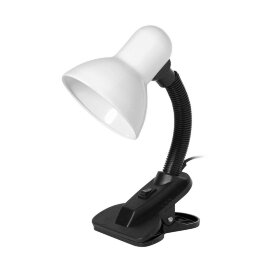 Настольный светильник Smartbuy Е27 с прищепкой White (SBL-DeskL01-White) - 