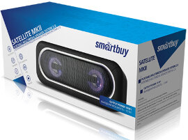 Акустическая система Smartbuy SATELLITE 2 10Вт, Bluetooth, FM, MP3, LED-подсветка, черн (SBS-450)/20 - 