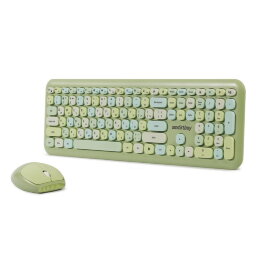 Комплект клавиатура+мышь мультимедийный Smartbuy 666395 зеленый (SBC-666395AG-G) /10 - 
